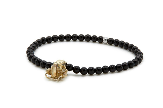 Boxer Twin Onyx Bracelet