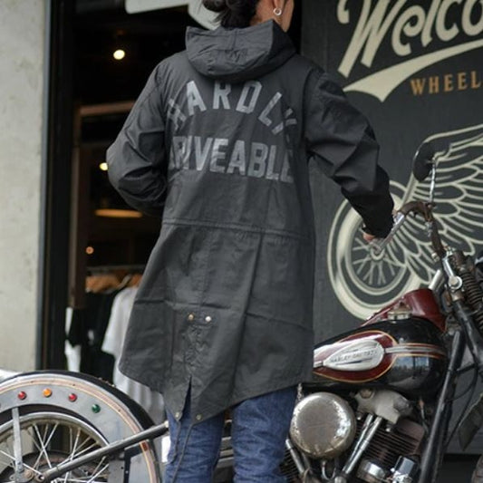 Hardly Driveable Reflective Hooded Mod Coat