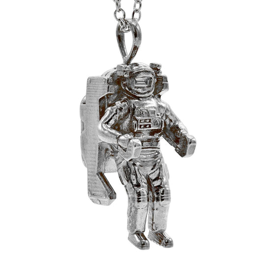 Spaceman Pendant with Diamond
